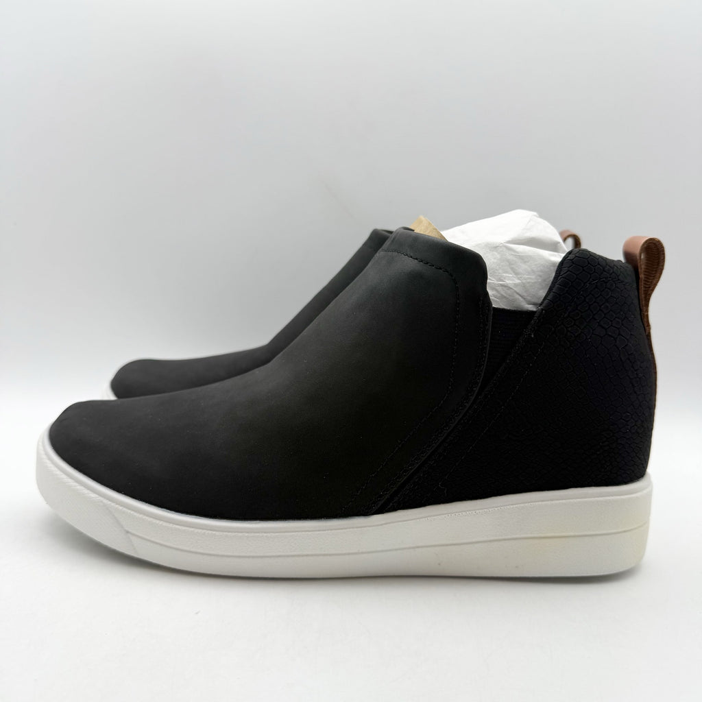 Ryka Womens Vera Wedge Casual Sneakers US 8.5 M EU 38.5 Black Knit NIB