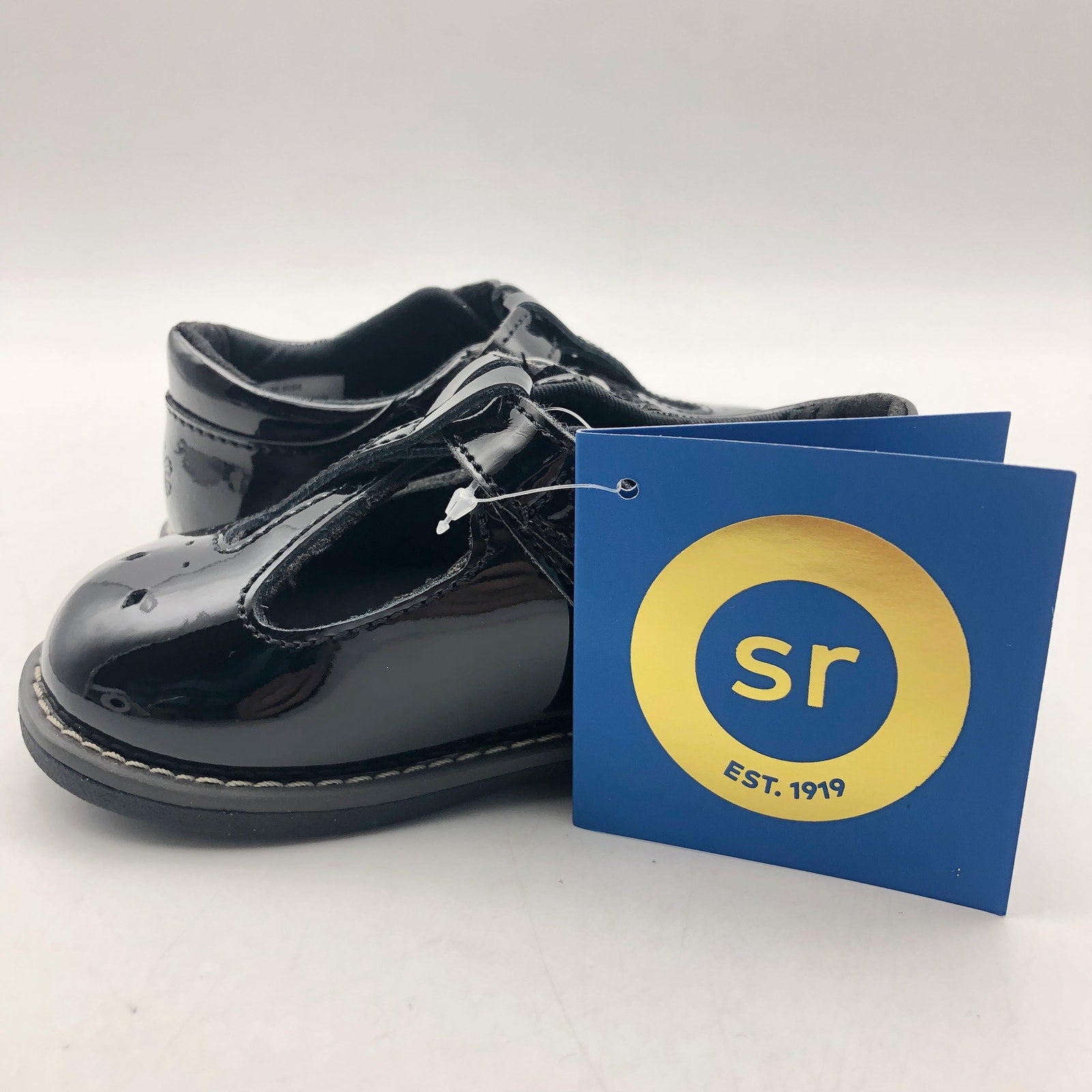 Stride Rite Girls SR Susie Mary Jane Flat Size 13 Toddler Shoes Black NIB