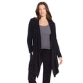 Barefoot Dreams Womens CozyChic Lite Island Wrap Cardigan Small/Medium Black NWT