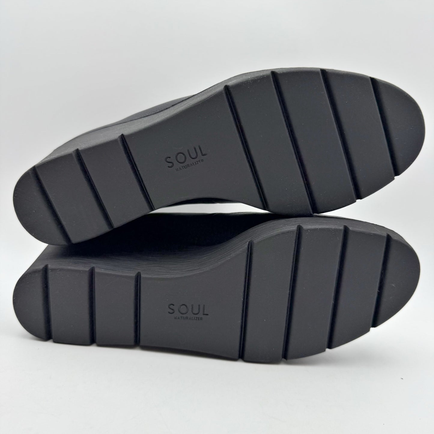 NATURALIZER Womens Adore Mary Jane Wedge Heels US 12 M EU 43 Black NWOB