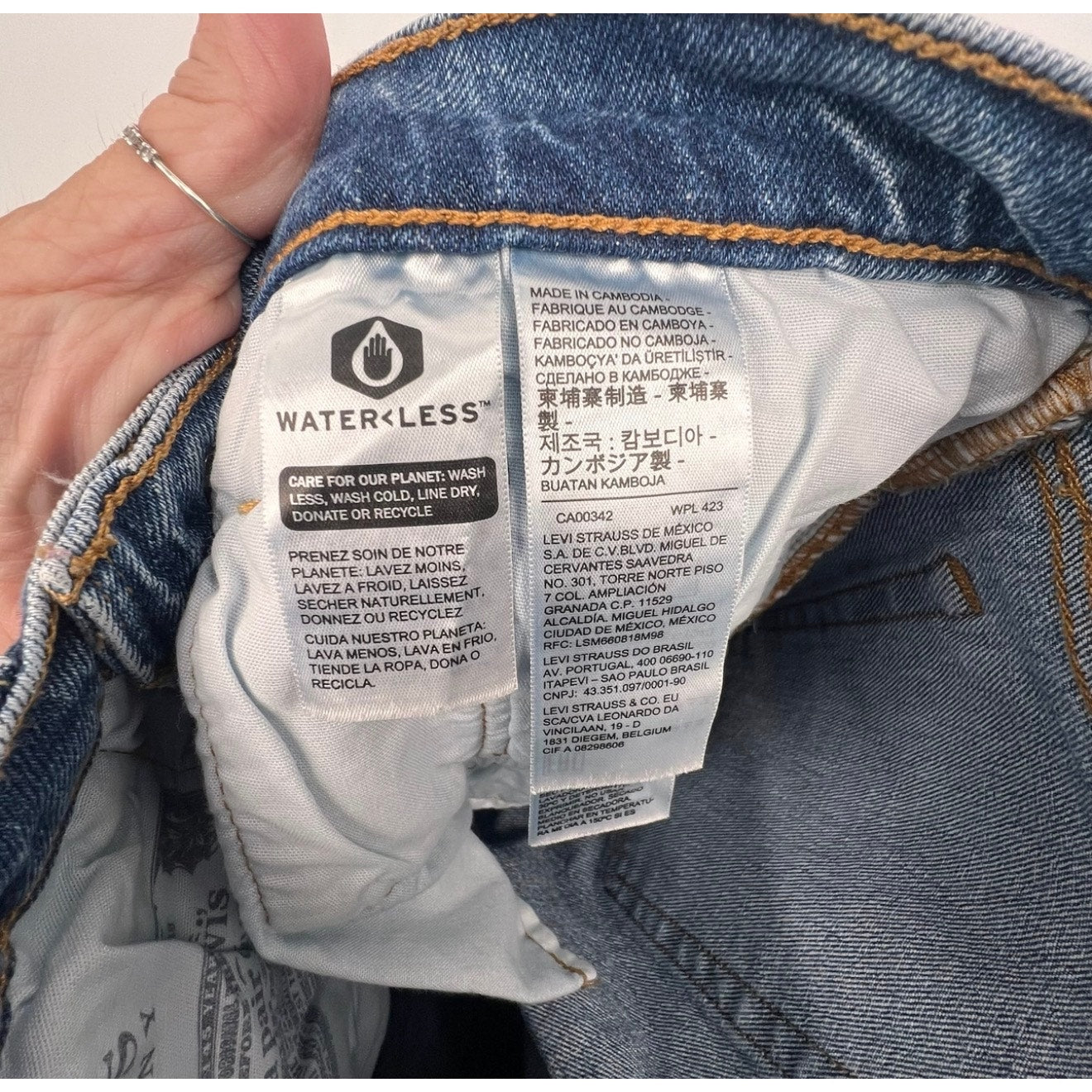 LEVI'S Women's 501 Skinny Jeans 27x28 Size 4 Blue Medium Indigo Worn In NWOT 295