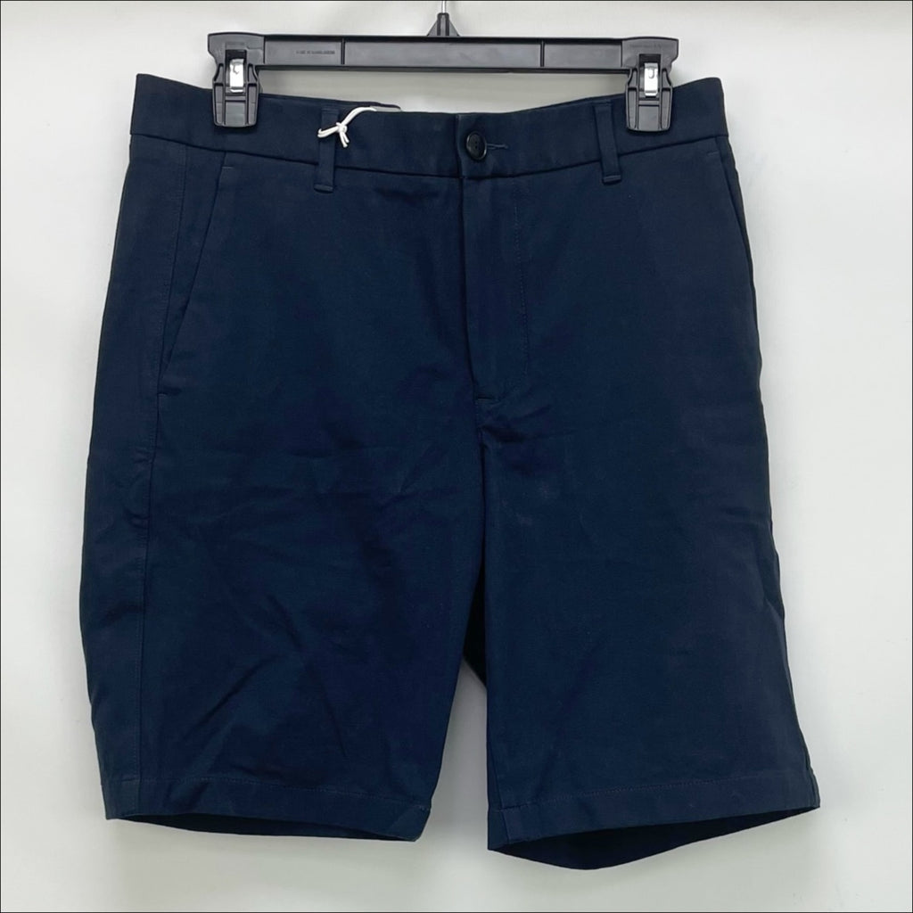 Everlane Mens The 7" Performance Chino Shorts Size 31 Navy Blue NWT