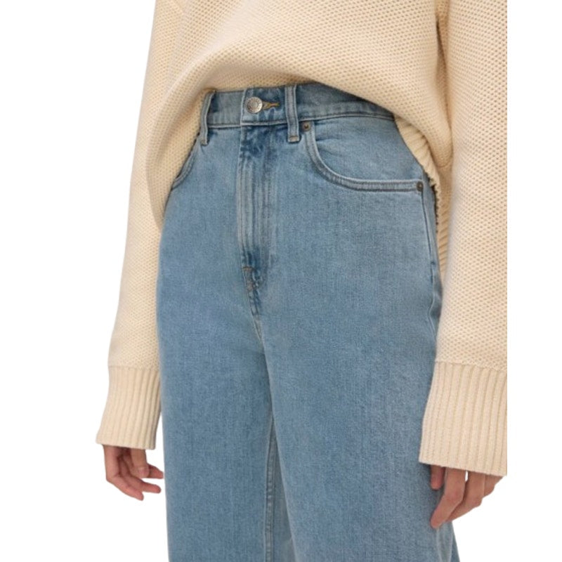 EVERLANE Women's The Way-High Jeans Size 28R US 6 Light Indigo Blue Denim NWT