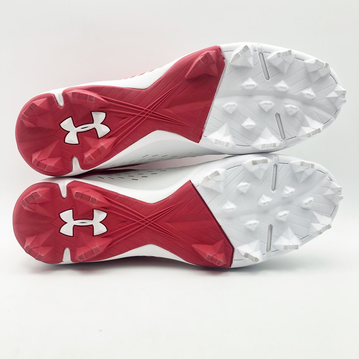 Under Armour Men's Leadoff Low Rm Baseball Cleats Size 13 Red White NWOB
