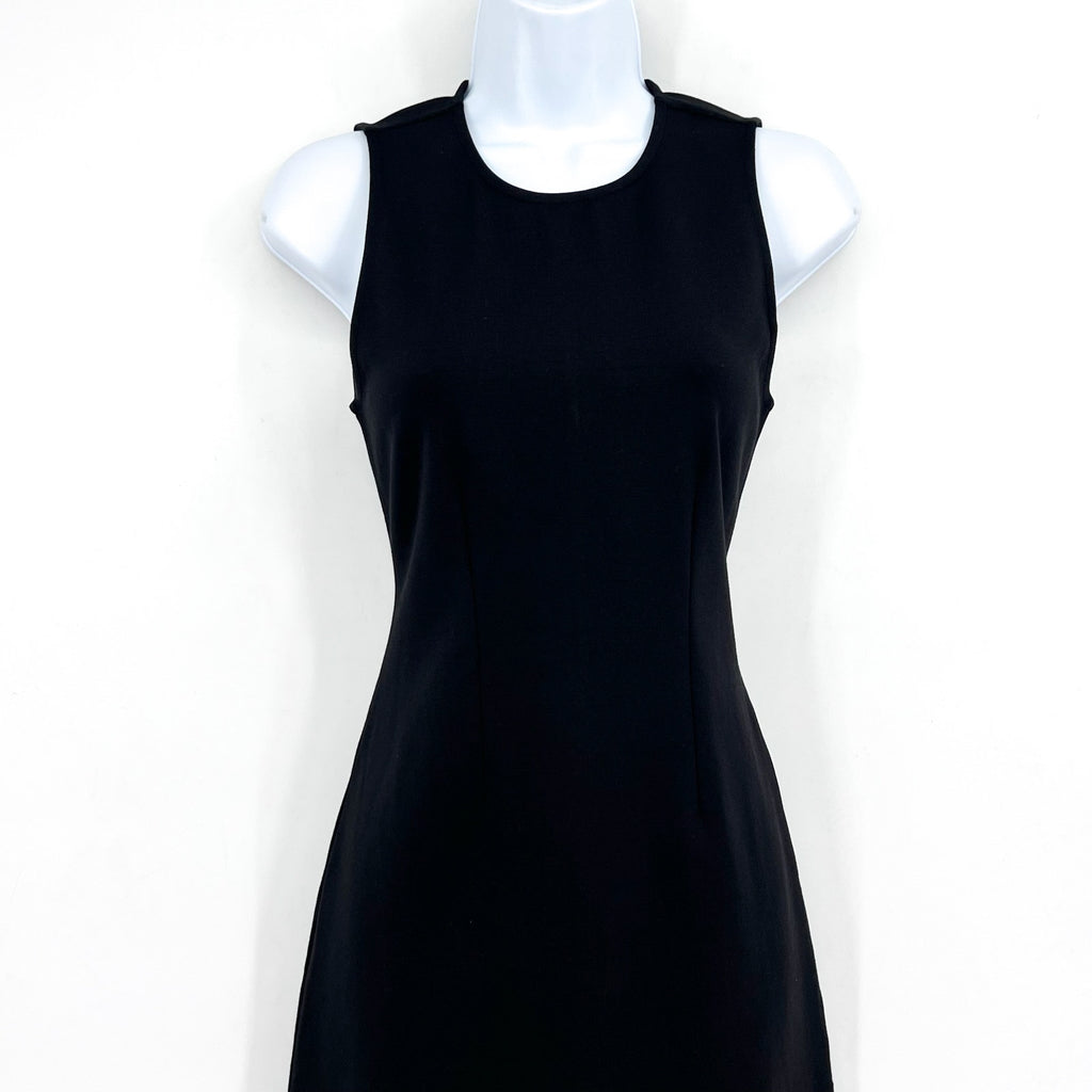EVERLANE Women's The Dream '90s Shift Dress XL Black Sleeveless Stretch NWT