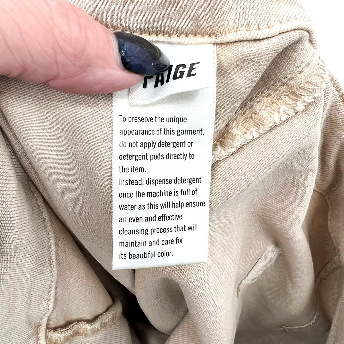 PAIGE Womens Mayslie Ankle Utility Pants Size 34 US 16 Tan Sand Twill NWT