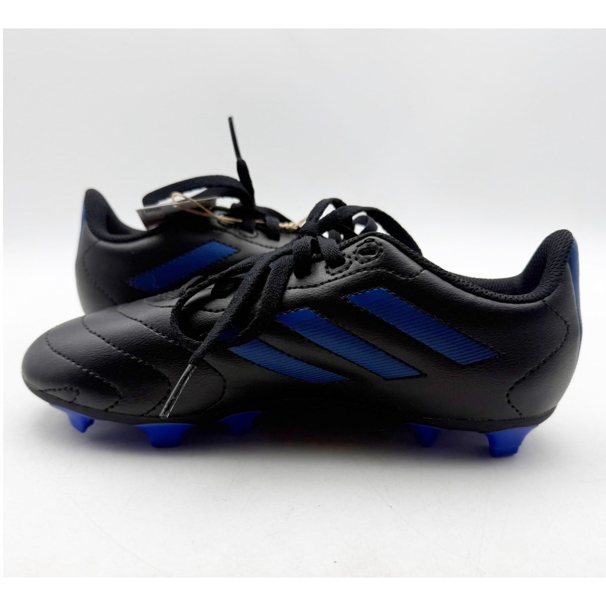 Adidas Youth Goletto VIII Firm Ground Soccer Cleats Size 13 K Black Blue NWOB