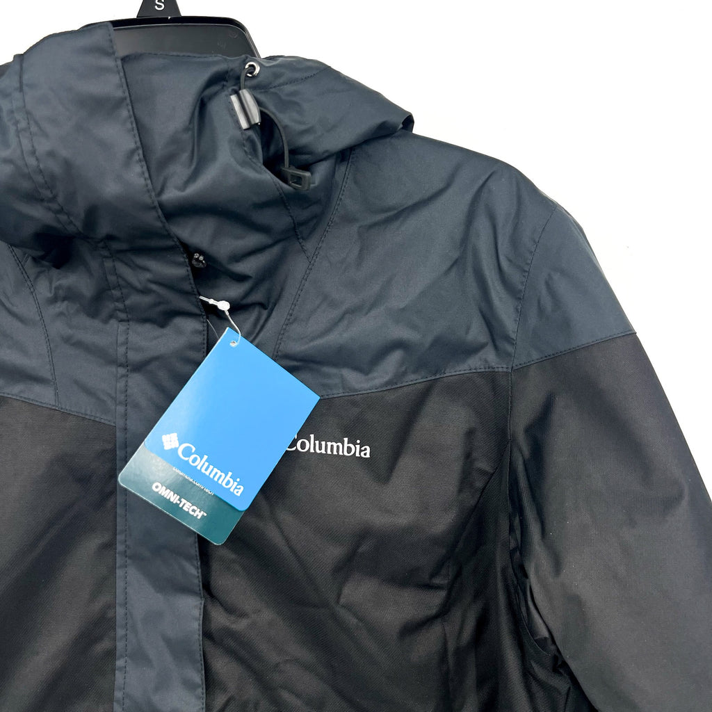 Columbia Womens Tipton Peak Insulated Jacket Medium Black Hood Winter Coat NWT