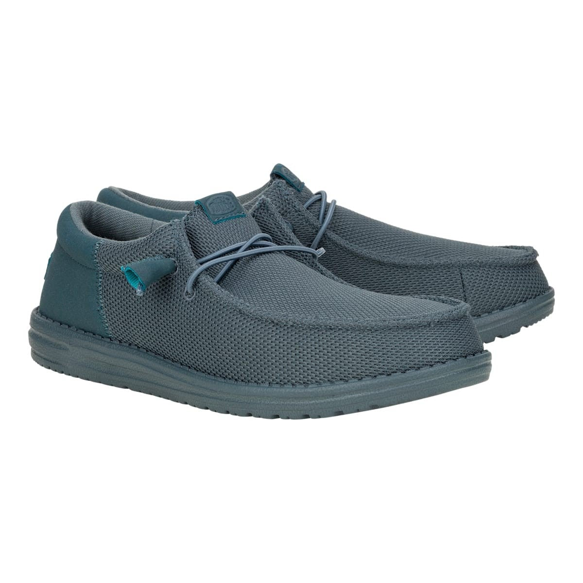 Hey Dude Mens Wally Funk Mono Slip On Shoes Size 8 EU 41 Dark Slate Gray NIB