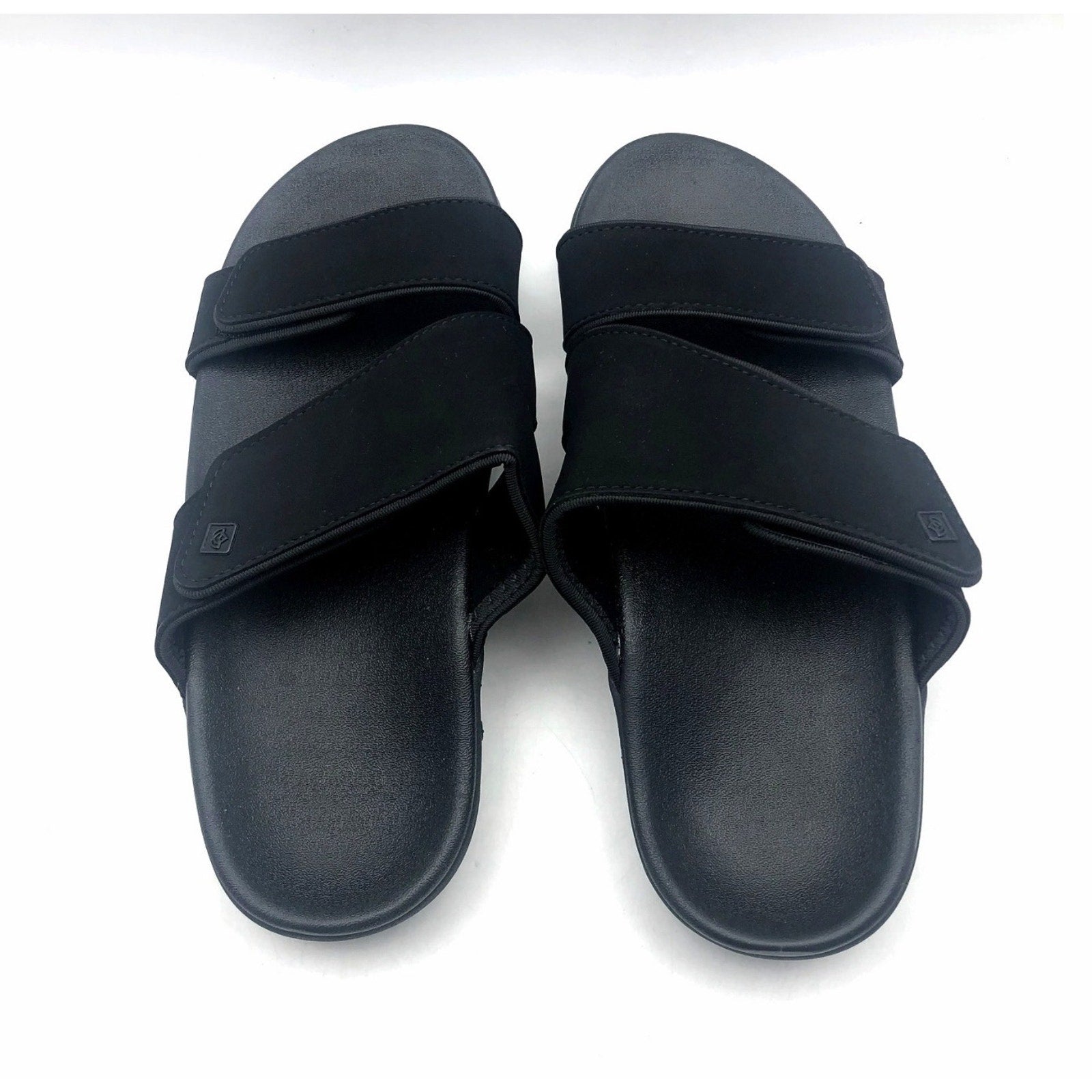 Spenco Womens KHOLO NUEVO Comfort Slide Sandals Size 7.5 WIDE Black NWT