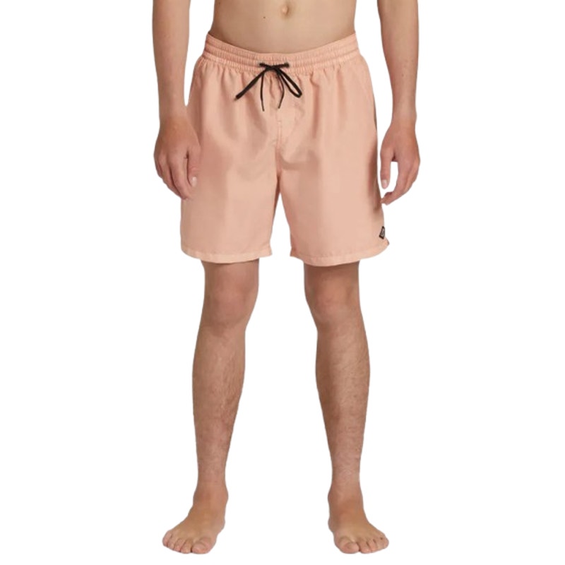 BILLABONG Men's All Day Layback Boardshort Large Orange Dusty Melon Overdyed NWT