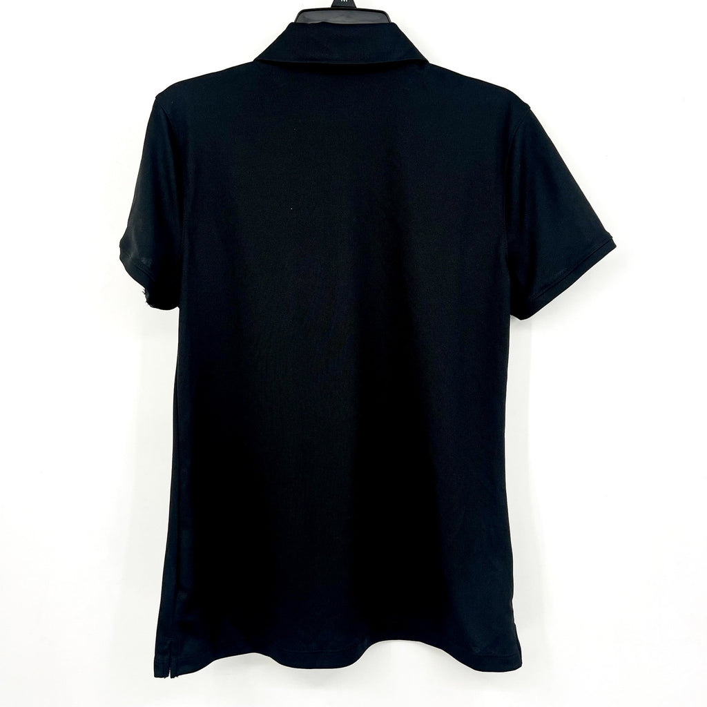 NIKE Women's Dri-FIT Victory Golf Polo Shirt XS Black Short Sleeve NWT