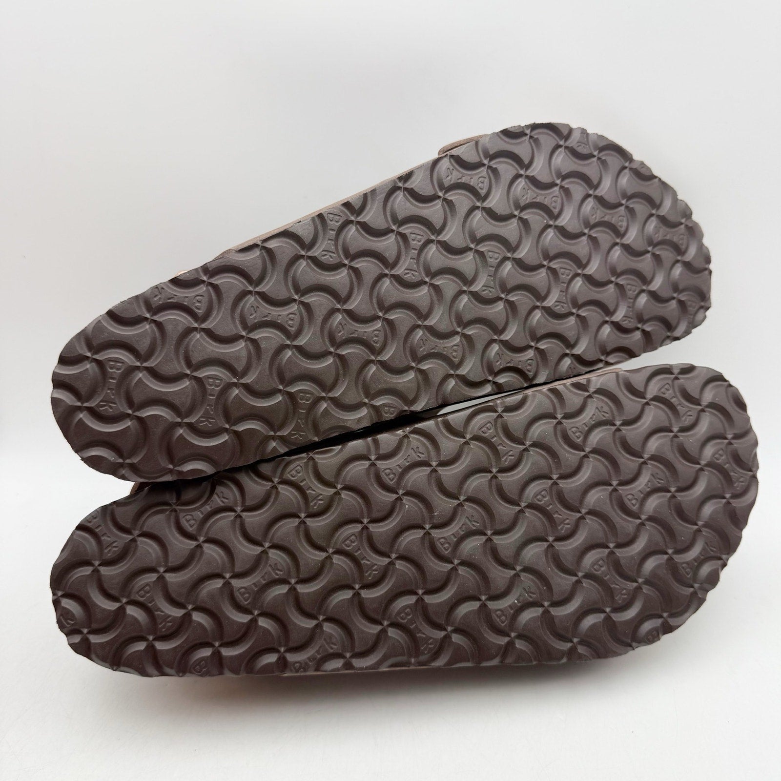 Birkenstock Mens Milano Sandals EU 44 US 11 Habana Brown Oiled Leather NWOB