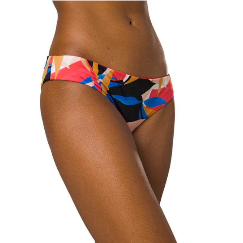 PRANA Women's Gemma Hipster Bikini Bottoms Large Tropics Floral Reversible NWT