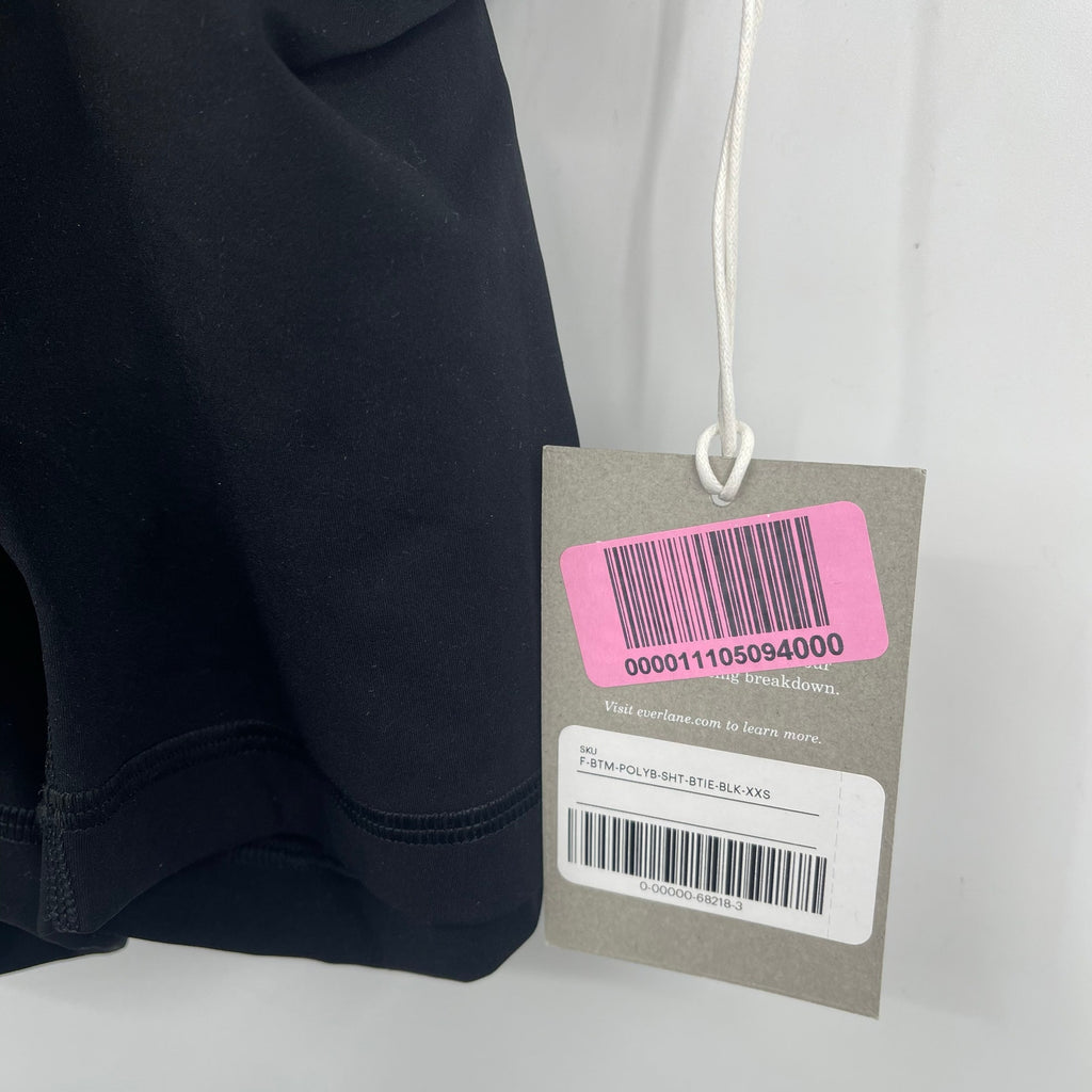 Everlane Womens The Perform Short-Short Athletic XXS Black NWT