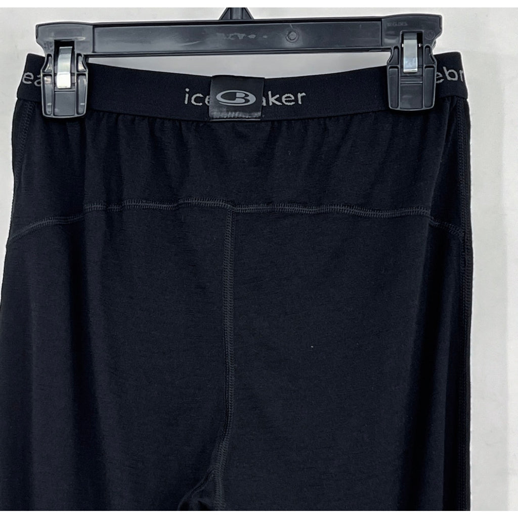 ICEBREAKER Women's Merino 200 Oasis Thermal Leggings XS Black Base Layer NWT