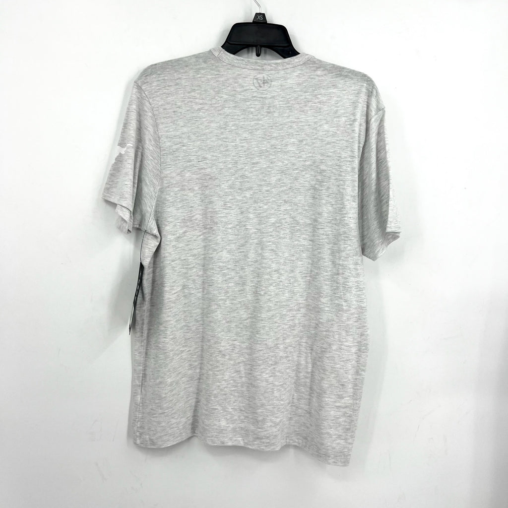 47 BRAND Mens Cuernos Lagros Texas Longhorn Short Sleeve Tshirt XL Grey NWT