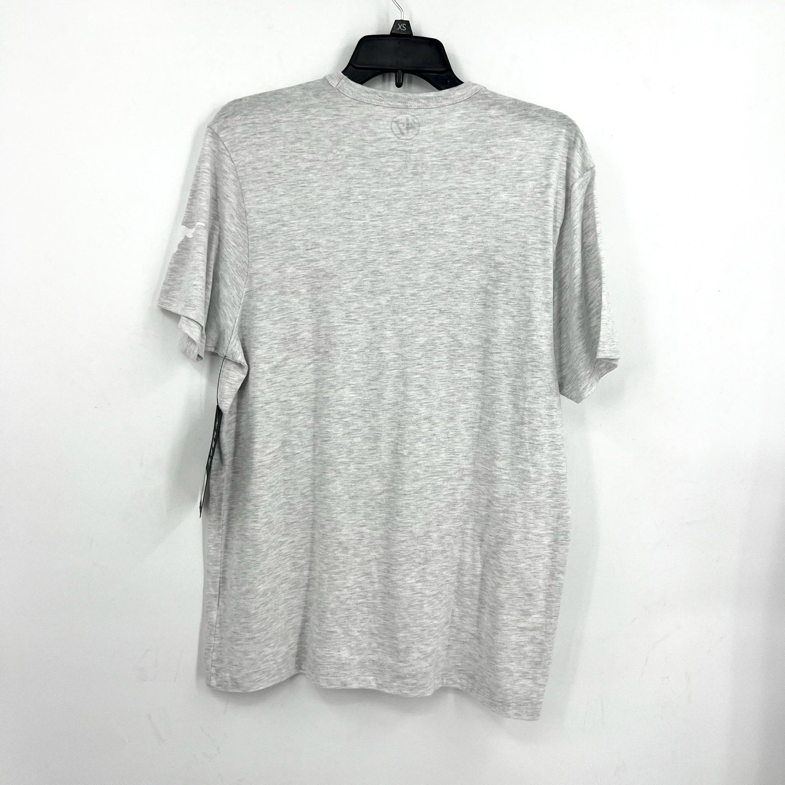 47 BRAND Mens Cuernos Lagros Texas Longhorn Short Sleeve Tshirt XL Grey NWT