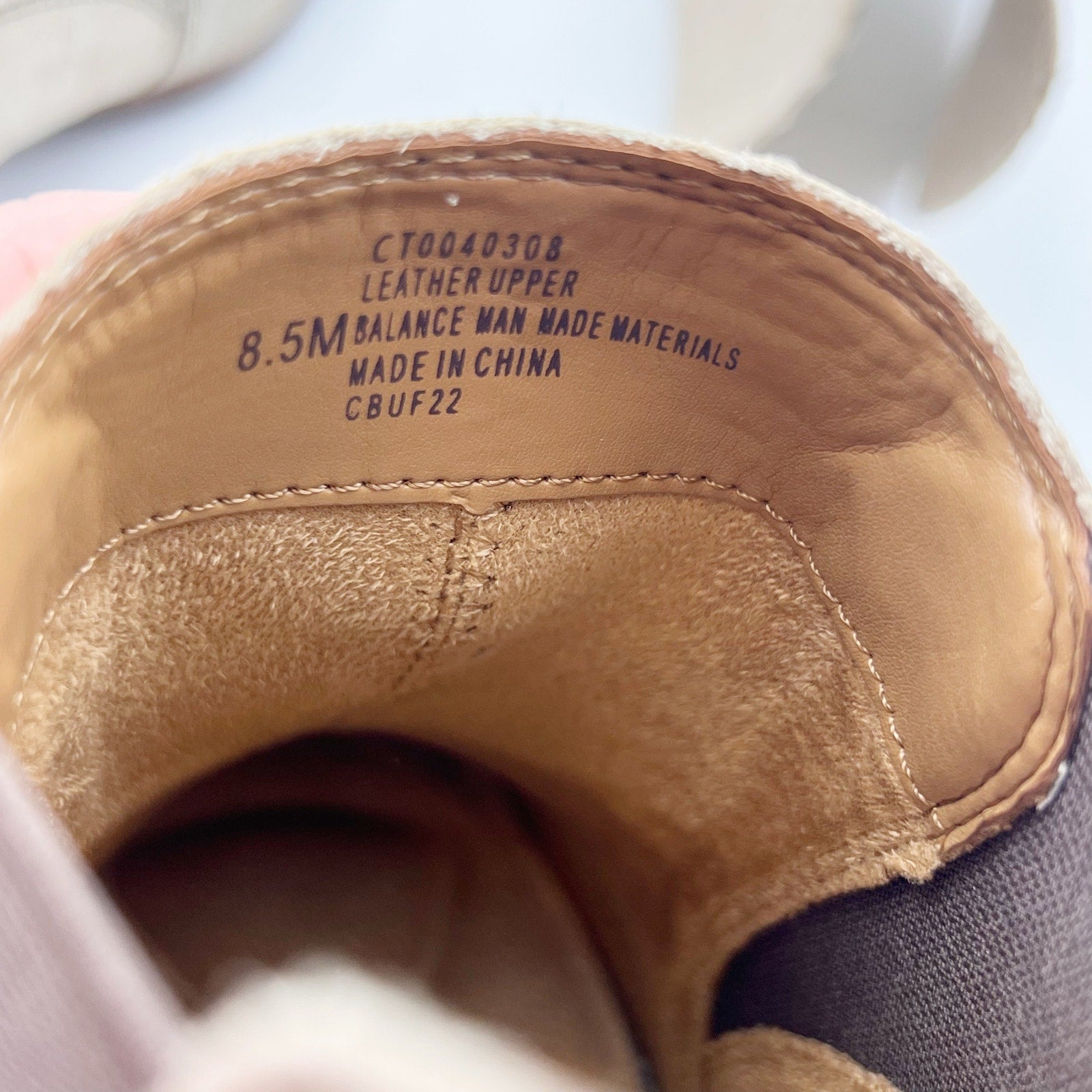 Comfortiva Womens Bailey Ankle Booties Size 8.5 EU 40 Tan Light Grey Leather NIB