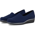 SAS Womens Bliss Slip On Wedge Shoes Size 9 M Navy Blue Comfort NIB
