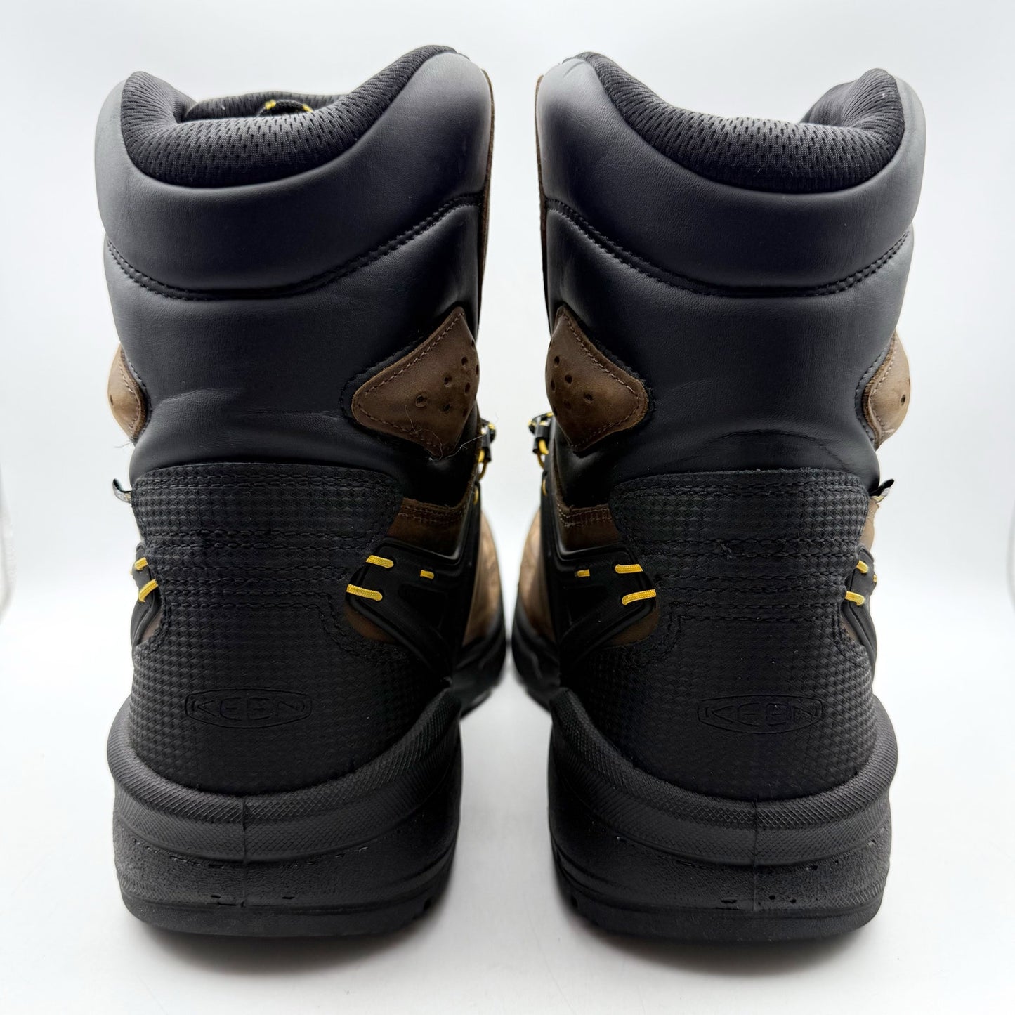 KEEN Mens Utility Dover 8" Work Boot US 14 D EU 47.5 Brown WP Carbon Toe NIB