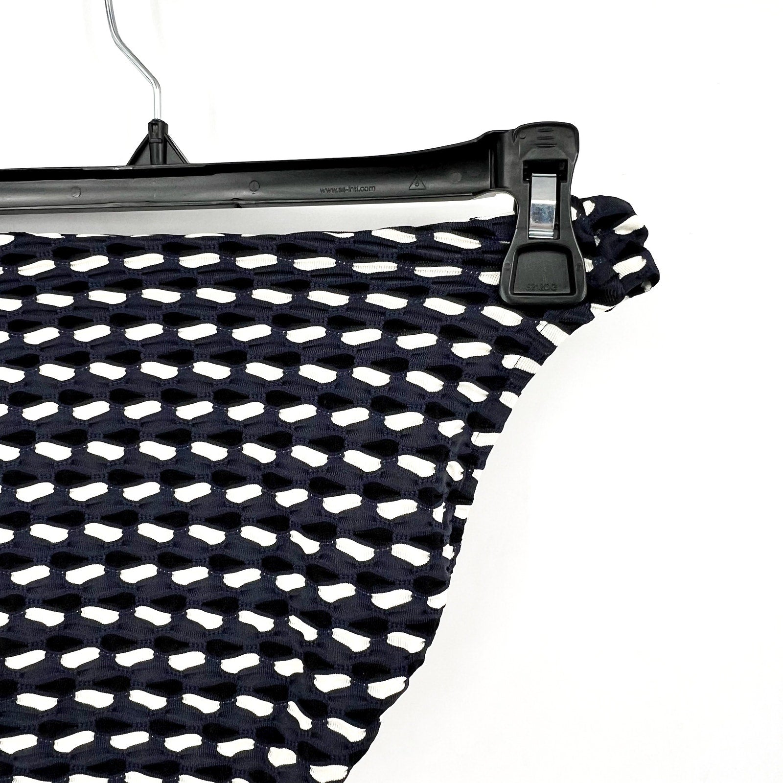 SEAFOLLY Women's Mala High Leg Bikini Bottom Size 6 Black Printed NWT