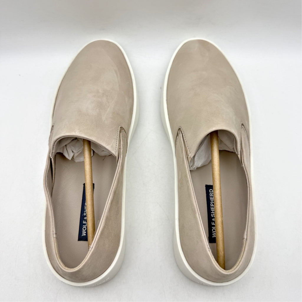 Wolf & Shepherd Cruise Slip On Shoes Mens 7.5 Womens 9 Gray White NIB
