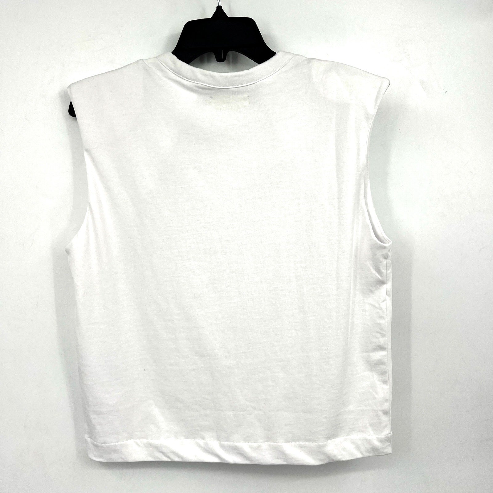 MADEWELL Women's Structured Muscle Tee Small Eyelet White Crewneck NR246 NWT