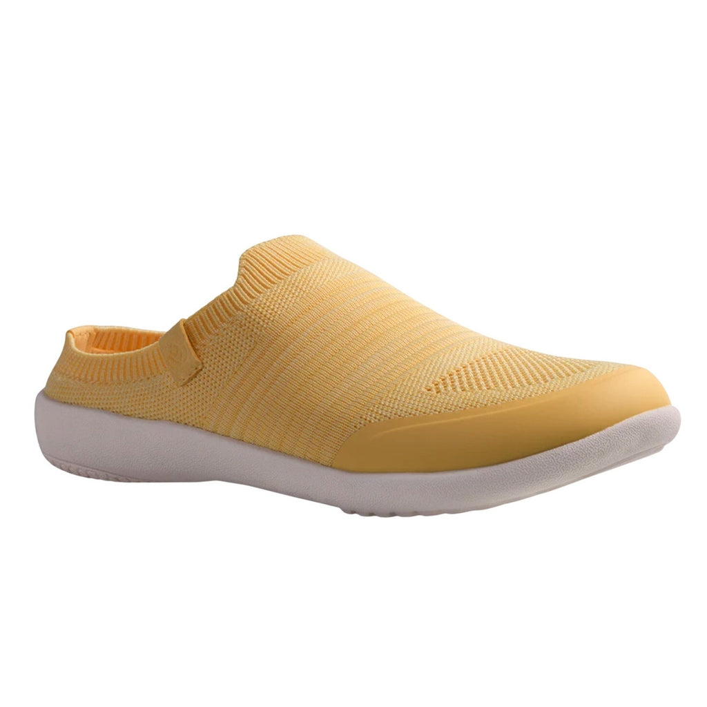 Spenco Women's Blissful Casual Shoes Size 6 Sundress Yellow Slip On Mule NIB
