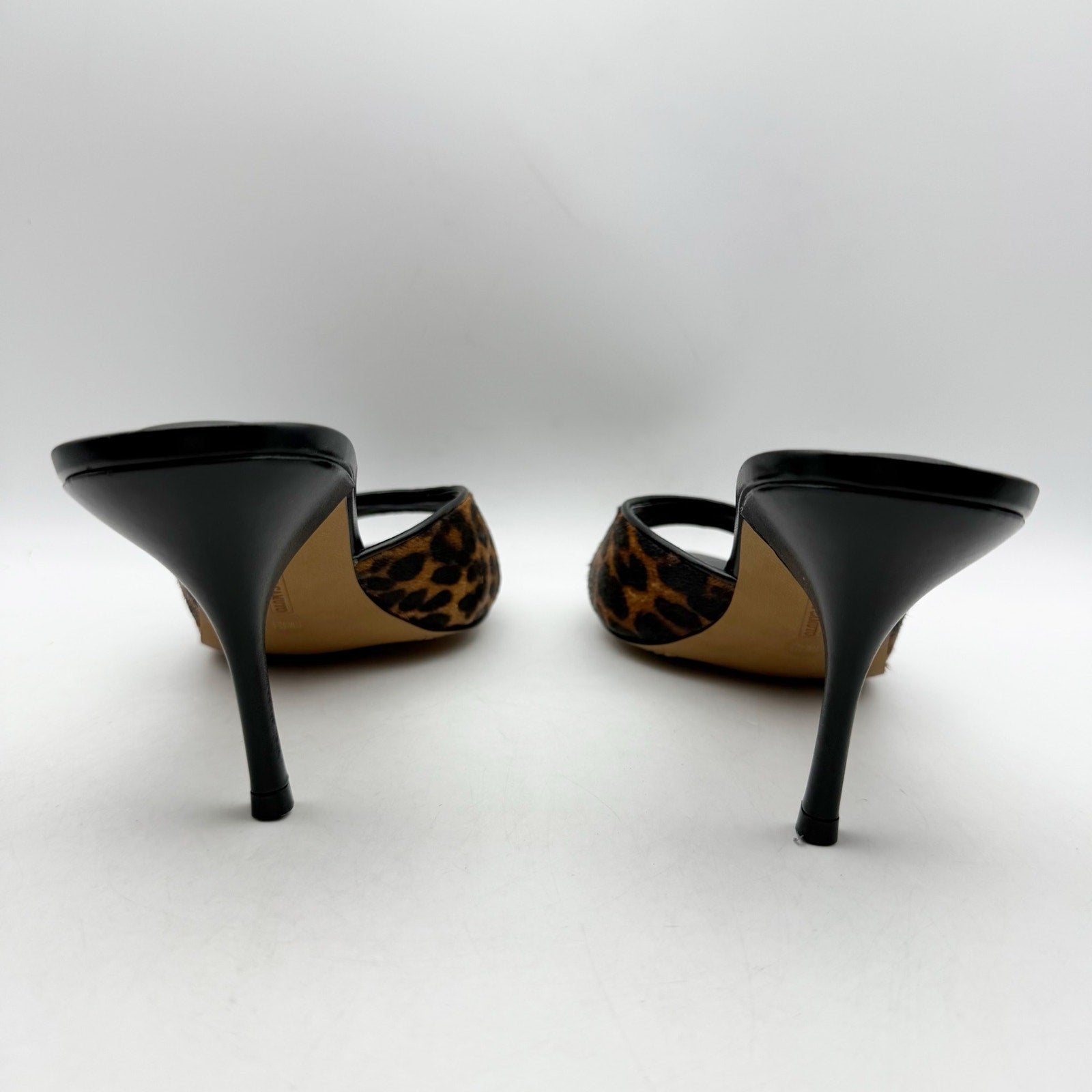 Vince Camuto Womens Prynn Heel Sandals US 11 M EU 42.5 Brown Black Calf Hair NIB