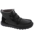Hey Dude Womens Reyes Ankle Boots Size 8 EU 39 Black Gray NIB