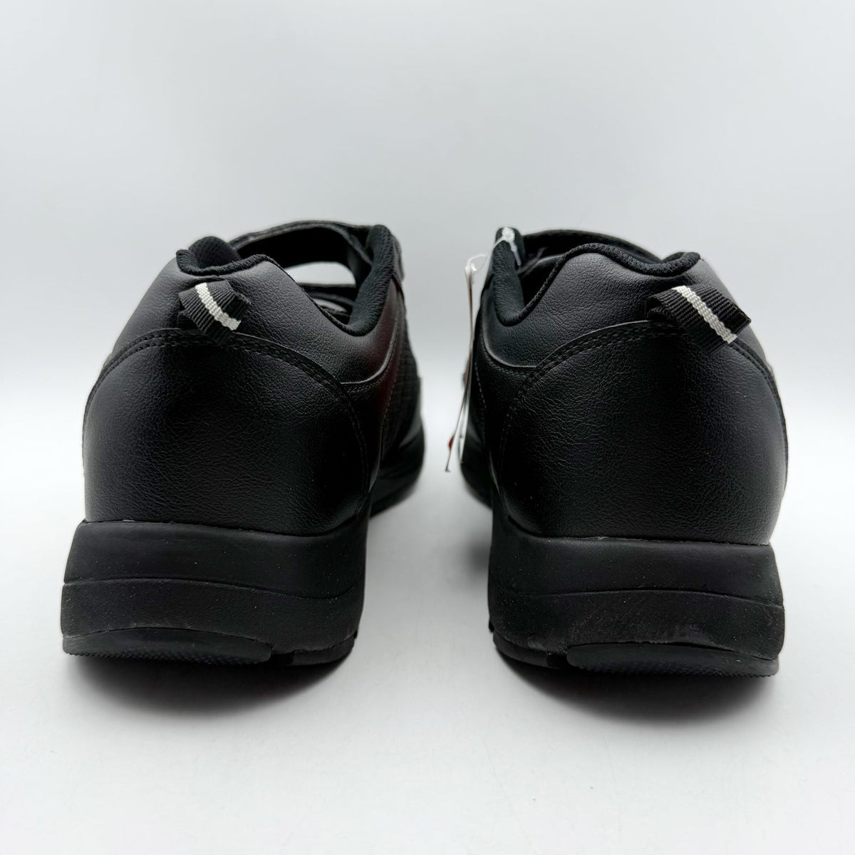 Drew Mens Contest Sneakers US 9.5 WIDE Black Fabric Hook and Loop SR NWOB