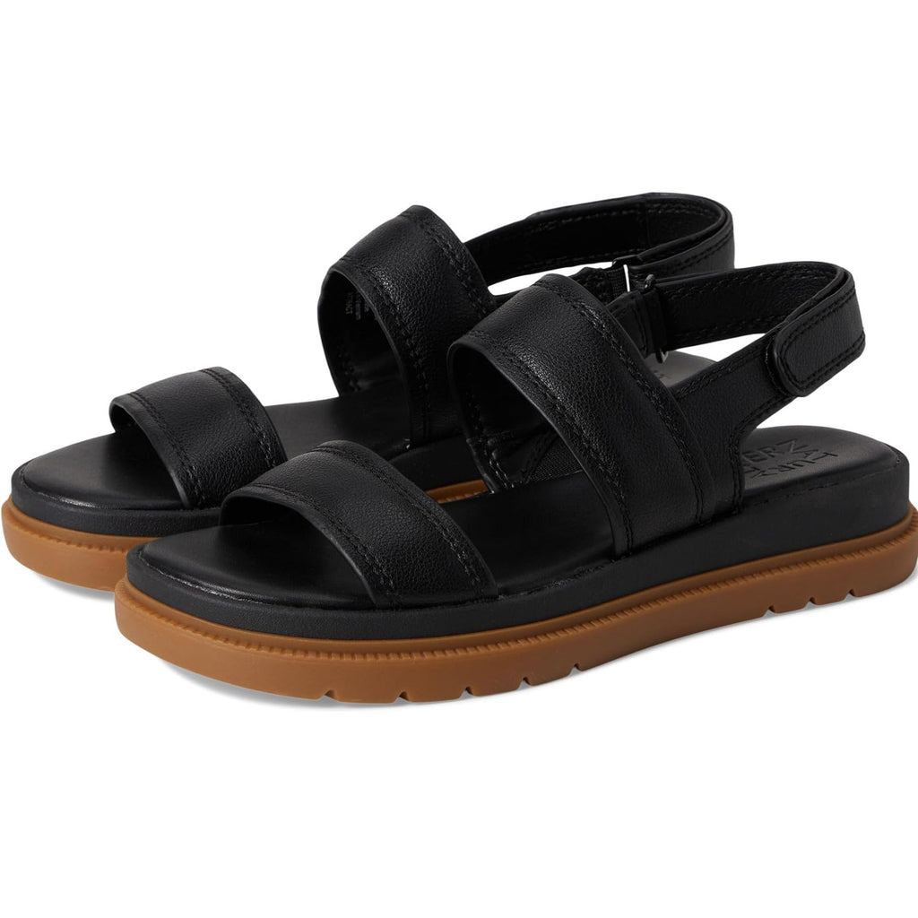 Naturalizer Womens Attract Platform Sandals Size 9 EU 40 Black Slingback NIB