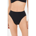 NORMA KAMALI Women's Underwire Bikini Bottom XL Black High Waist NWT