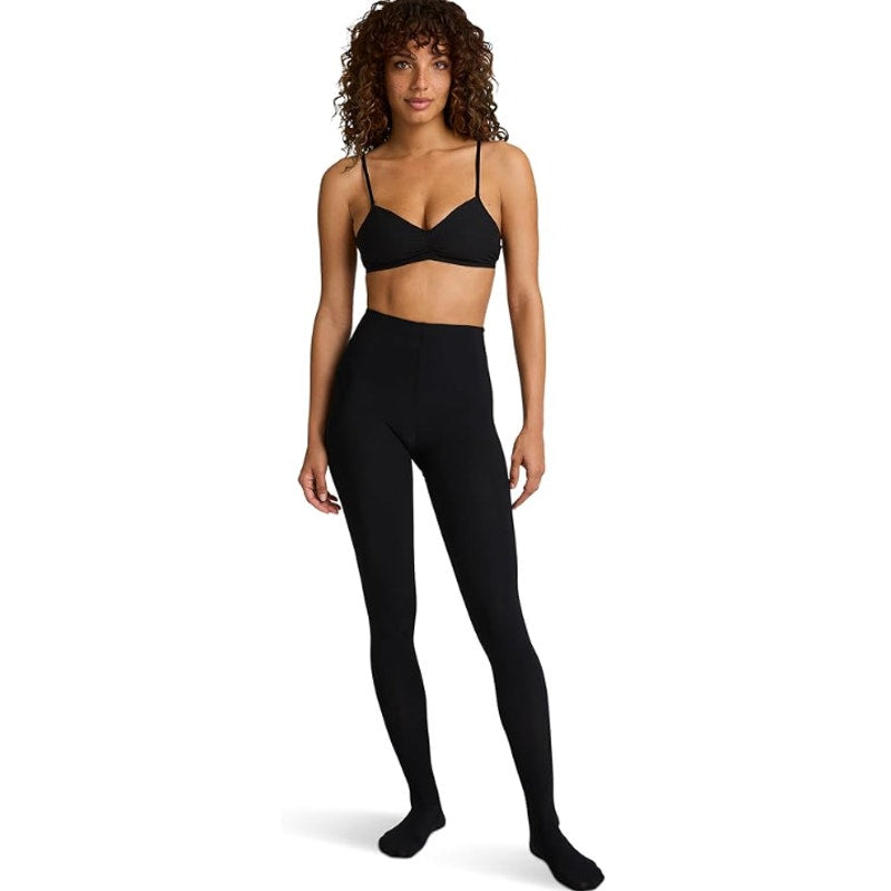 COMMANDO Women's Classic Microfiber Tights Small Black Stretch Opaque NWT