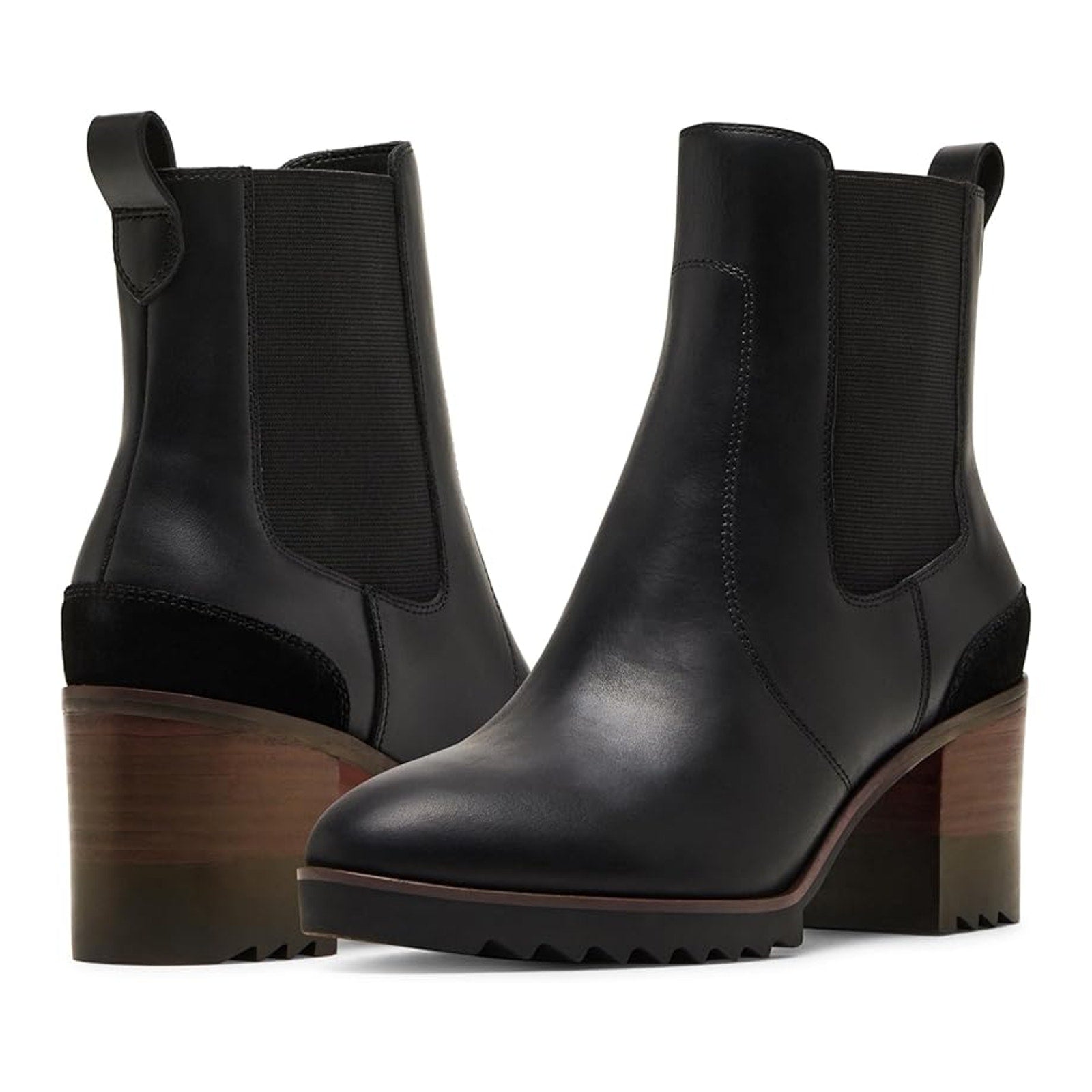 Blondo Womens Rai Ankle Boots Size 8.5 M Black Leather Waterproof NIB