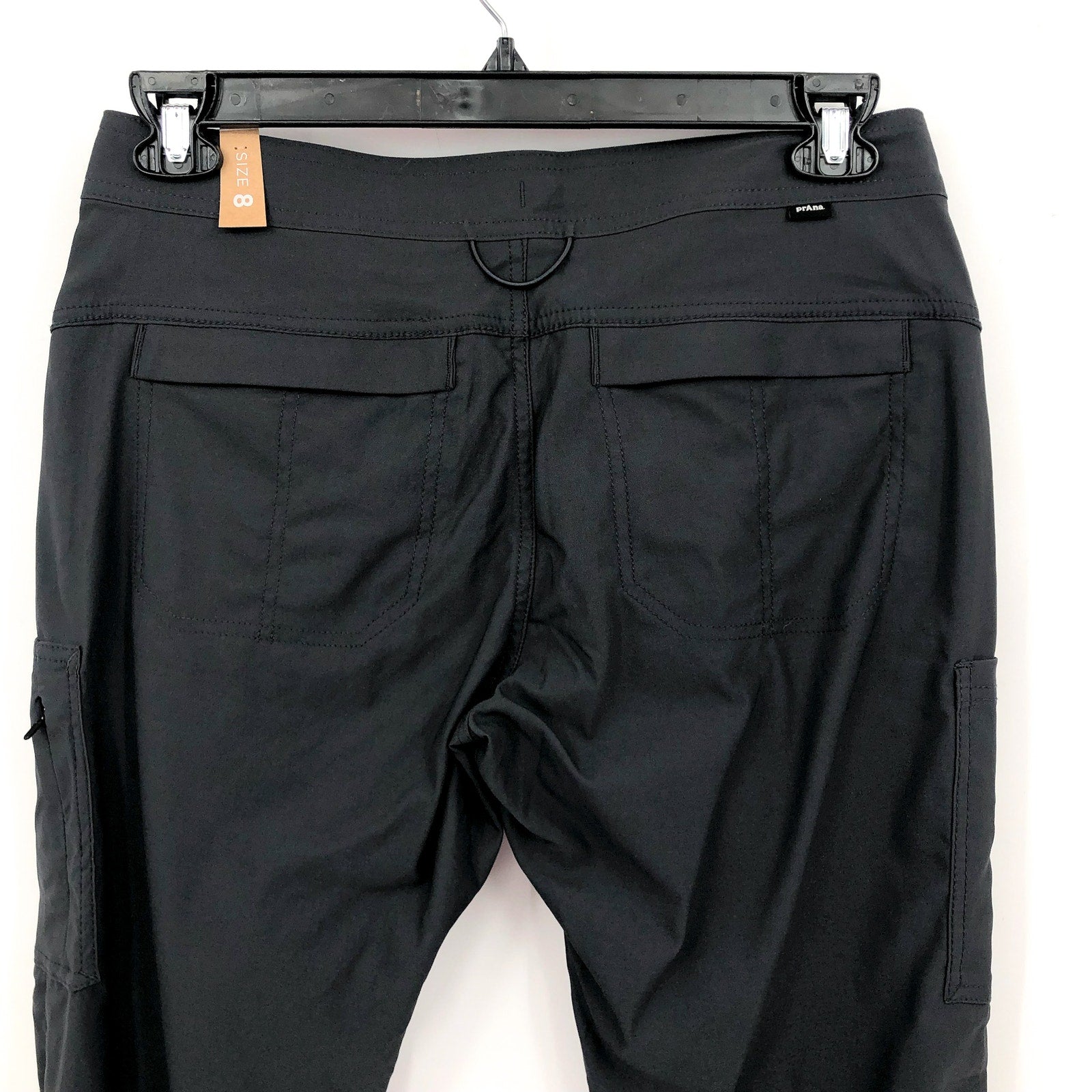 PRANA Women's Halle Jogger II Size 8 Grey Coal Hiking Lightweight Stretch NWT