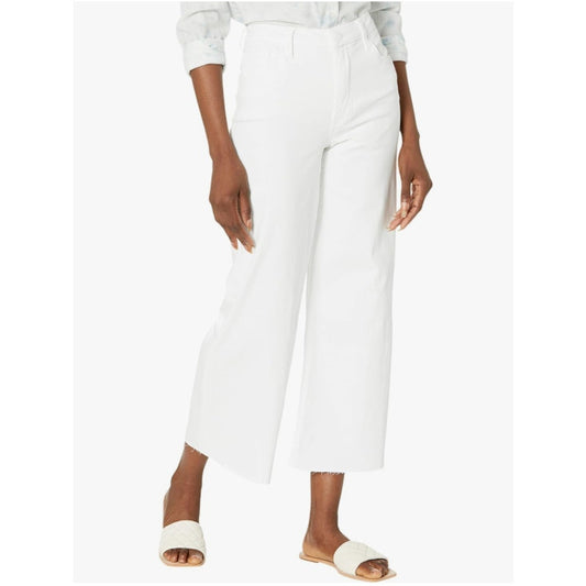 KUT FROM THE KLOTH Meg Wide Leg Jeans Size 8 Optic White High-Rise Fab Ab NWT