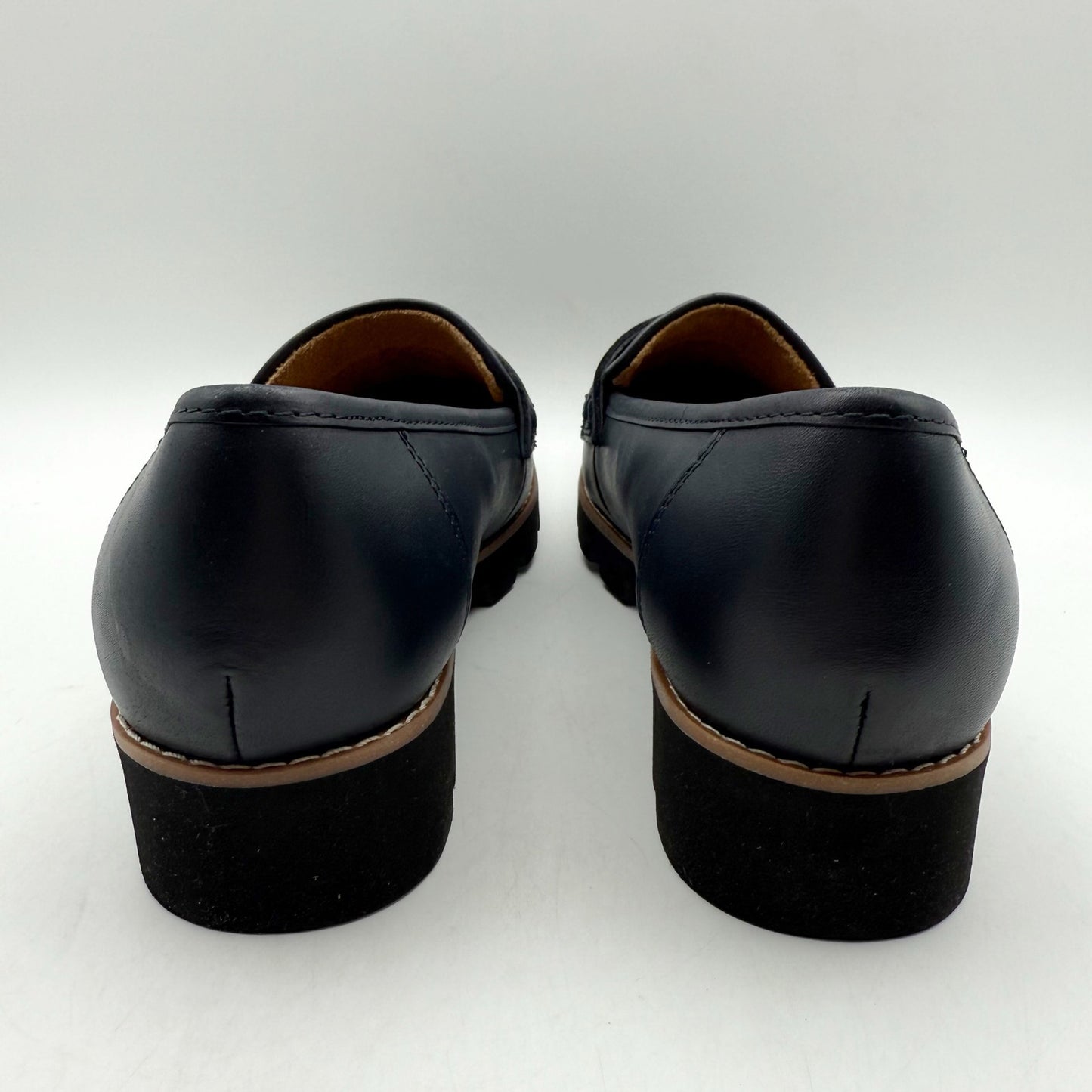 Vionic Womens Cheryl ll Loafers US 6.5 M EU 36.5 Black Leather NWOB