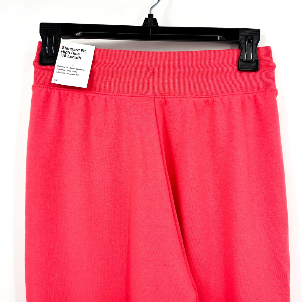 NIKE Women's Dri Fit 7/8 Joggers XS Aster Pink High-Waisted French Terry NWT