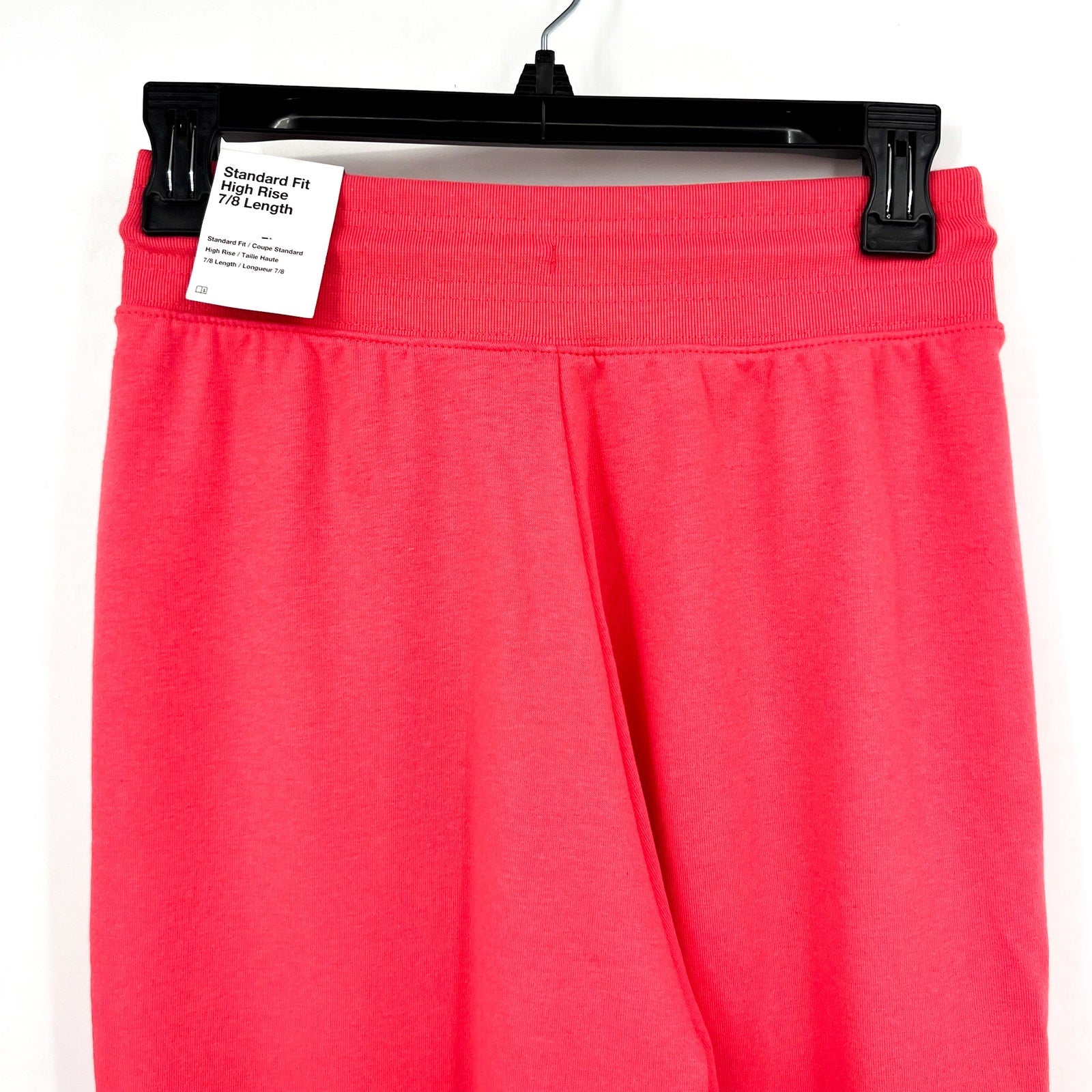 NIKE Women's Dri Fit 7/8 Joggers XS Aster Pink High-Waisted French Terry NWT