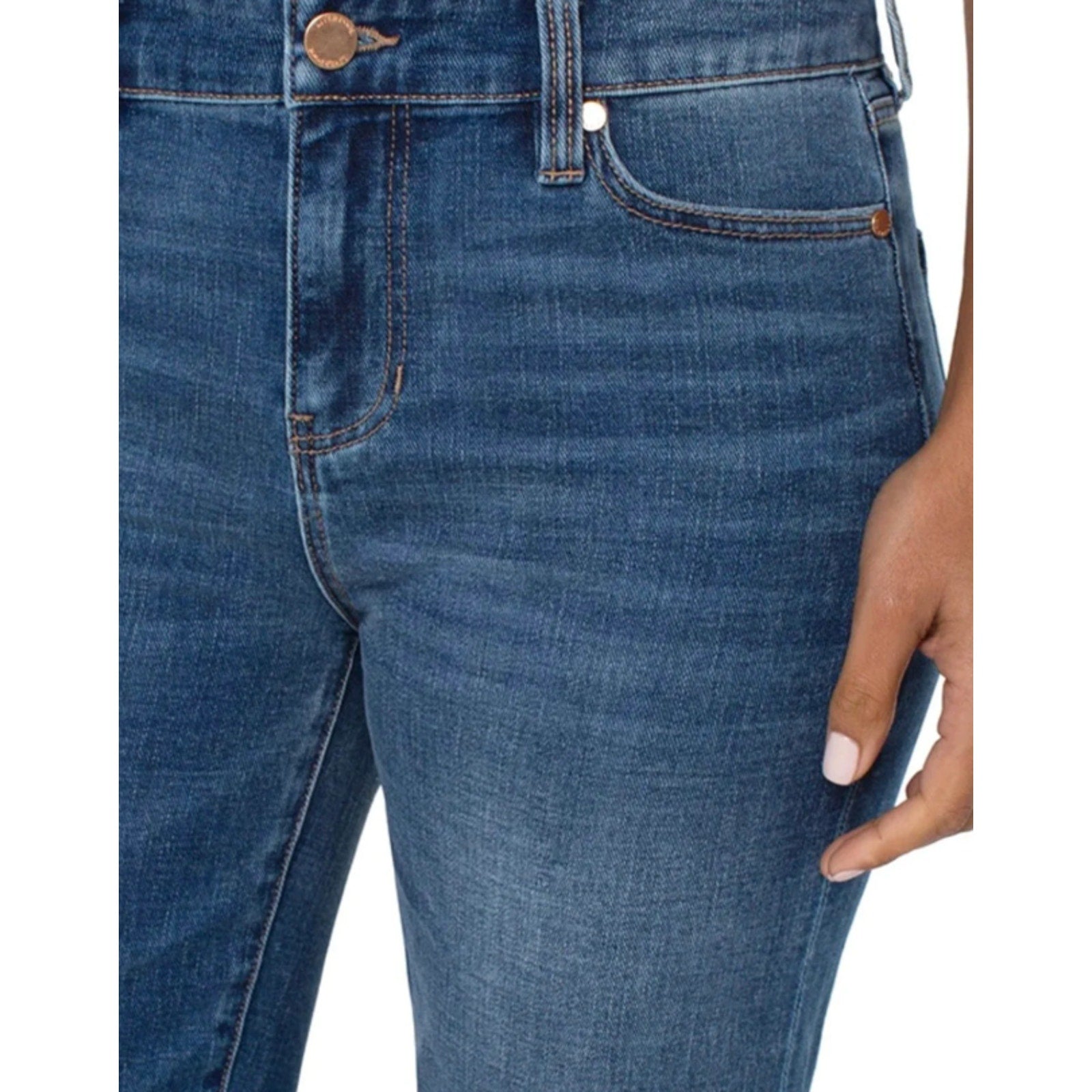 Liverpool Women's Lucy Bootcut Jeans Size 10/30 Yuba Blue Mid Rise Denim NWT