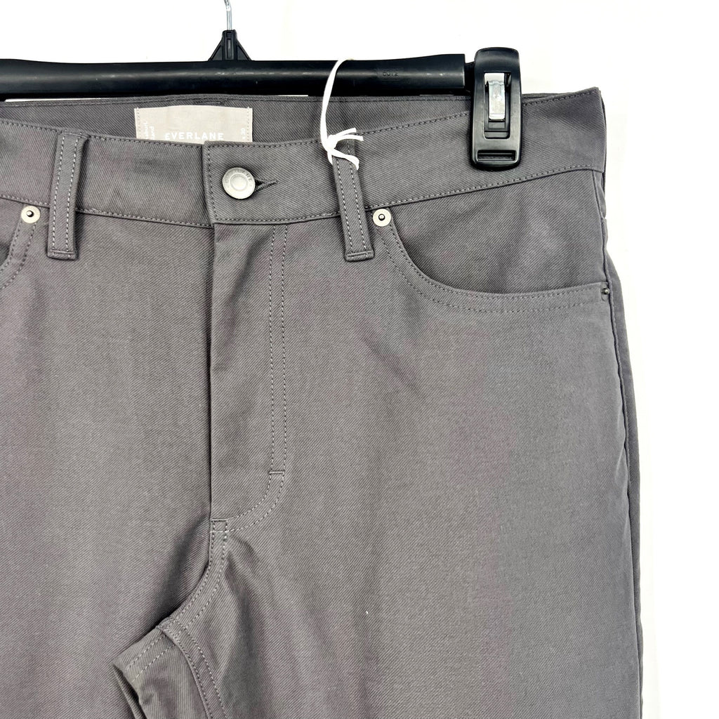 EVERLANE Men's Stretch Twill 5-Pocket Pants 31x30 Graphite Gray Slim Chinos NWT