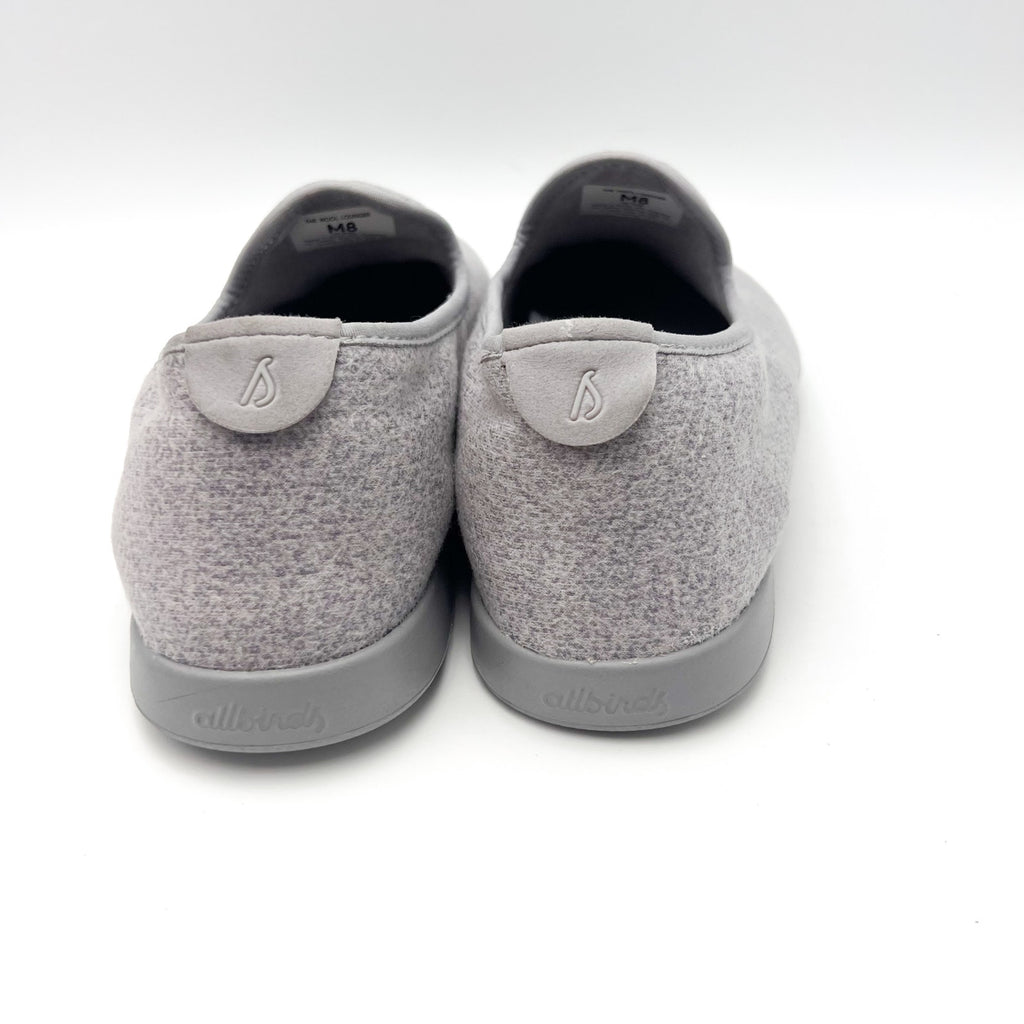 AllBirds Mens Wool Lounger Casual Sneakers Size 8 EU 40.5 Grey Slip On NIB