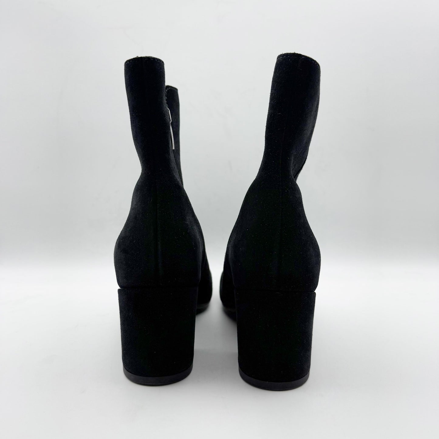 La Canadienne Womens Juni Ankle Boots US 7.5 Black Suede Waterproof NWOB