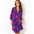 LILLY PULITZER Cathy Mini Dress XS Blue Pink Med Never Ending Summer NWOT