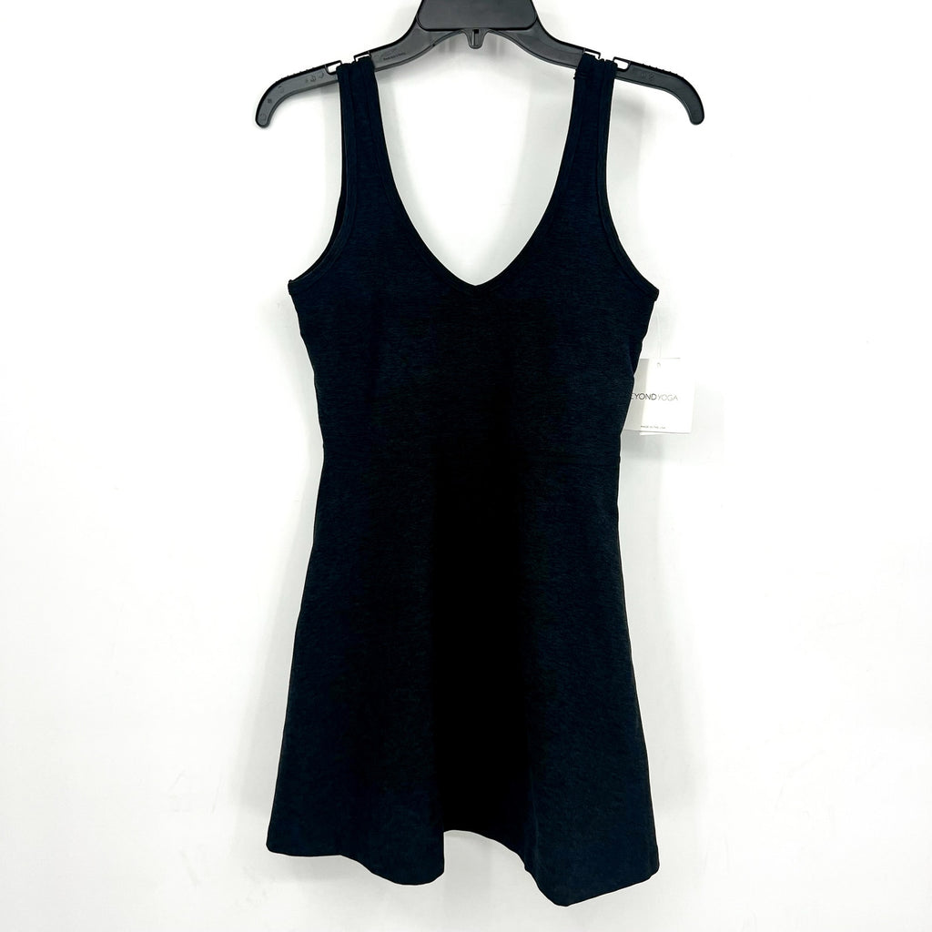 BEYOND YOGA Women's Movement Dress XS Grey Darkest Night Spacedye NWT