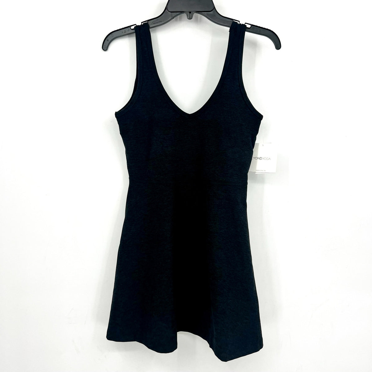 BEYOND YOGA Women's Movement Dress XS Grey Darkest Night Spacedye NWT