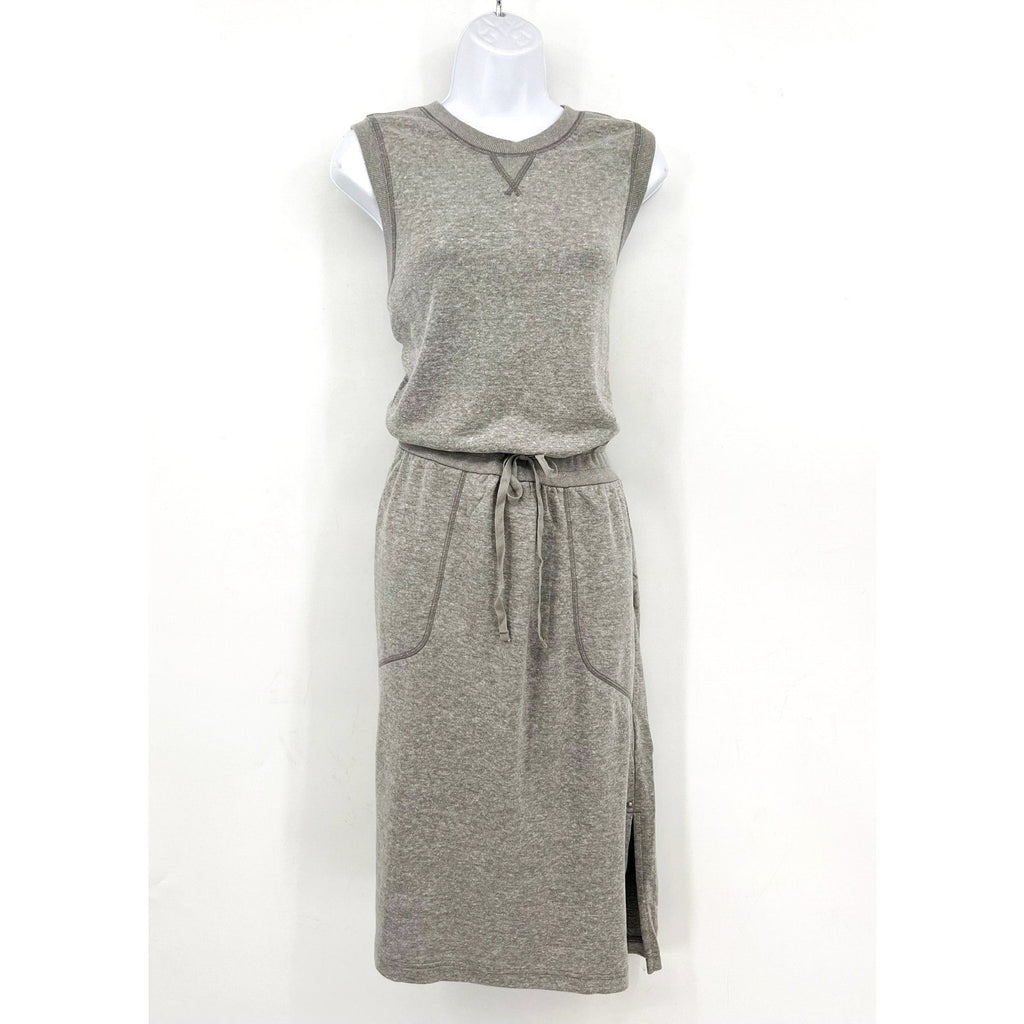 PRANA Women's Cozy Up Beach Hopper Dress Large Heather Grey Sleeveless NWT