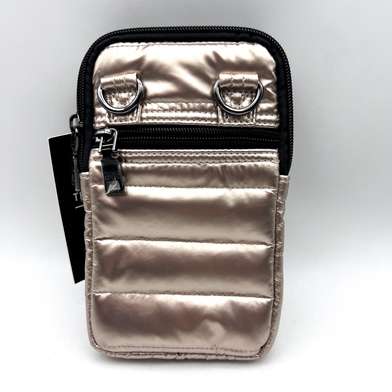 THINK ROYLN Women's Buzz Me Mini Crossbody Bag Pearl Cashmere Black NWT